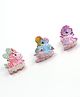 Pihoo Set Of 3 Unicorn Designed Hair Clips - Pink