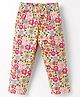 Doreme Knitted Capri with Floral Print - Off White