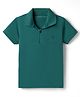 Doreme Cotton Knit Half Sleeves Solid Polo T-Shirt - Mint