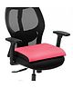 Frido Cloud Seat Cushion with High-Density Memory Foam |Tailbone & Thighs Support Pillow |Washable Stretch Cover | Anti-Slip Base |Portable Handle | Ideal for Office, Car & Home Chairs, Barbi Pink