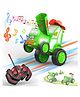 Kidology Stunt Dancing RC Tractor Toy with LED Lights, Music & Tumbling Action | Rechargeable Remote Control Vehicle for Kids 312 Years