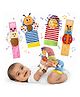Kidology Baby Wrist Rattle Socks & Foot Finder Toy Set - Multicolor