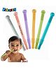 Kidology Silicone Teething Sticks for Babies  Pack of 3 (6 to 18 Months)