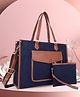 Womanix Laptop Tote Bag, Canvas 14 inch Laptop Bag,Shoulder Handbags, Casual Briefcase, Handbag for Travel, Office, College 0041 BL TN