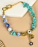 Asthetika Evil Eye Charm Turquoise Bracelet - Blue