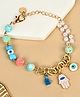 Asthetika Hamsa Evil Eye Charm Bracelet - Blue