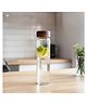 STOR  Borosilicate Glass Bottle | Heat-Resistant Glass With Acacia Wood Lid - 750 ml