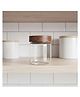 STOR Rustik Borosilicate Glass Storage Jar  | Heat-Resistant Glass With Acacia Wood Lid - 600 ml
