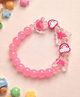 Little Tresses Rainbow & Butterfly Designed Beads Embellished Bracelet - Pink