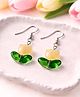 Little Tresses Tulip Detailed Earrings - Yellow