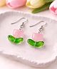 Little Tresses Tulip Detailed Earrings - Baby Pink