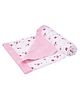 TIDY SLEEP Muslin Blanket for New Born Baby (Blossom Pink)