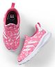 ADIDAS KIDS Slip On Casual Shoes with Dino Print & Stripes - Pink