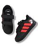 ADIDAS KIDS Velcro Closure Striped & Kitty Printed Sneakers - Black