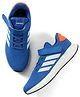 ADIDAS KIDS Velcro Closure Sports Shoes With Stripes- Blue & White
