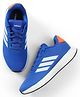 ADIDAS KIDS Lace Up Sport Shoes with Stripes - Blue & White