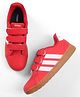 ADIDAS KIDS Velcro Closure Sneaker With Stripes - Red