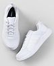 ADIDAS KIDS Lace Up Sport Shoes with Stripes - White