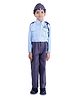 Itsmycostume Indian Air Force Officer Theme Costume Set - Navy Blue