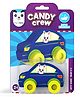 Play Panda Candy Crew Floating Bath Toy Car Fun Water Adventure Rabbit - Blue