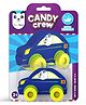 Play Panda Candy Crew Floating Bath Toy Car Fun Water Adventure Danny Dog - Blue