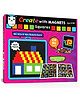 Play Panda Create with Magnets Squares with 250 Big Magnets & 200 Puzzles Game - Multicolor