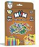 Play Panda MYM Colour & Play Dino Land Make 20+ Dinosaur Magnets with 12 Sketch Pens