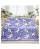 TONY STARK ULTRAAGLOW Glow in The Dark Blanket for Kids (0-15 Years, 200x152 Cm) Soft Flannel Fleece Throw, Cozy & Warm All-Season Radium Blanket (Violet Flying Unicorn)