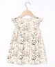 The Little Trunk Cotton Woven Sleeveless Floral Printed Dress - Multi Colour
