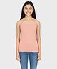 Charm n Cherish Cotton Knit Sleeveless Solid Camisole - Rose Dust
