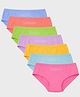 Charm n Cherish Cotton Knit Pack Of 7 Days Of The Week Text Printed Panties - Multi Colour