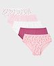 Charm n Cherish Cotton Knit Pack Of 5 Hearts Printed & Solid Panties - Multi Colour