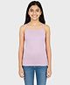 Charm n Cherish Cotton Knit Sleeveless Solid Camisole - Lavender