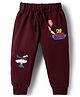 Mini Taurus Interlock Knit Full Length Lounge Pant With Tank Print - Red