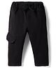 Mini Taurus Interlock Knit Full Length Solid Lounge Pant - Black