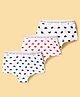 Bodycare Cotton Knit Heart Printed Hipsters Pack of 3 - White