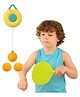 EITHEO Portable Hanging Table Tennis Set | Indoor Ping Pong Trainer Game With Rackets & Balls | Adjustable Self-Training Hanging Toy - Pack of 1