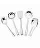 CutTales Stainless Steel Spatulas & Ladle -Set Of 5