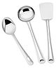 CutTales Stainless Steel Spatulas & Ladle - Set Of 3