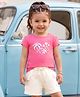 Babyoye Single Jersey Knit Half Sleeves T-Shirt & Pant Set With Floral Print - Multicolor