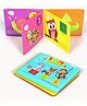 Kiddale Waterproof Shape Recognition Bath Book for Kids Soft & Safe Early Learning Shapes English - Multicolor
