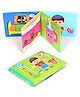 Kiddale Early Learning Teeth Care Bath Book for Babies Waterproof Soft Foam Pages  Safe  Learning Toy English - Multicolor