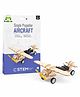 Kiddale Wooden STEM Single Propeller Aircraft Kit for Kids 6-14 years | DIY Motorized Airplane Model with Wheels | Science & Engineering Learning Kit | Hands-On Assembly Project