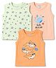 Tango Cotton Knit T-Shirts Sleeveless Graphic Green 12-18 Months Pack of 3