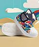 SHOES FOR JUNIORS Dinosaurs Printed Slip On Shoes - Navy Blue