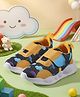 SHOES FOR JUNIORS Monsoon Theme Printed Velcro Closure Shoes - Yellow