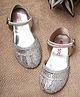 Mine Sole Stone & Pearl Embellished Sandals - Silver