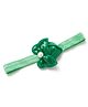 Bhoomi Collection Pearl & Sequin Embellished Butterfly & Floral Applique Detailed Headband - Green