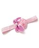 Bhoomi Collection Pearl & Sequin Embellished Butterfly & Floral Applique Detailed Headband - Light Pink