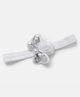 Bhoomi Collection Floral Applique Detailed Sequins Embellished Headband - White